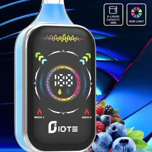 IQTE 50K (50000) Puffs Smart Full-Screen Display 2% 5% Nicotine 38mL E-liquid 850mAh Rechargeable Battery Type-C Quick Charging Disposable Vape 2 IQTE 50K (50000) Puffs Smart Full-Screen Display 2% 5% Nicotine 38mL E-liquid 850mAh Rechargeable Battery Type-C Quick Charging Disposable Vape