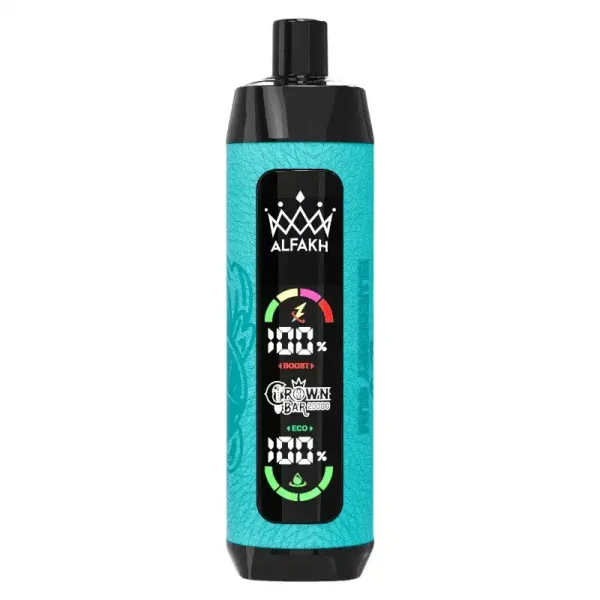 Al Fakher Crown Bar 20K (20000) Puffs 30ML E-liquid LCD Screen Leather Wrap 850mAh Type-C Battery Disposable Vape 4 AL FAKHER CROWN BAR 20K(20000) Puffs 30ML E-liquid LCD Screen Leather Wrap 850mAh Type-C Battery Disposable Vape