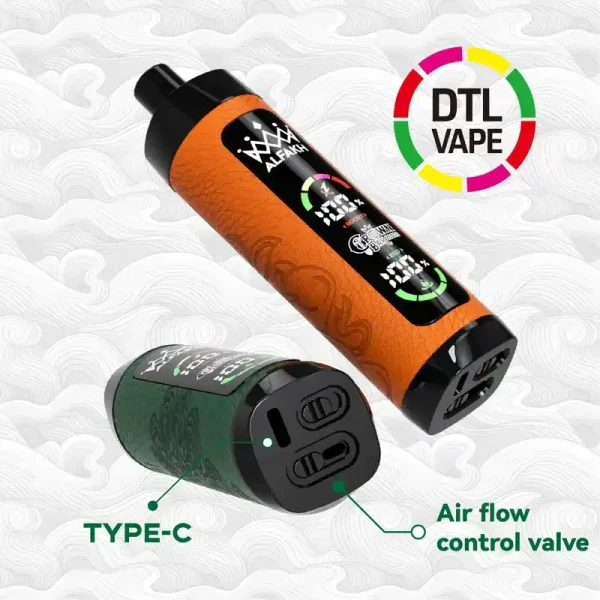 Al Fakher Crown Bar 20K (20000) Puffs 30ML E-liquid LCD Screen Leather Wrap 850mAh Type-C Battery Disposable Vape 2 Al Fakher Crown Bar 20K (20000) Puffs 30ML E-liquid LCD Screen Leather Wrap 850mAh Type-C Battery Disposable Vape vape-shop.cn