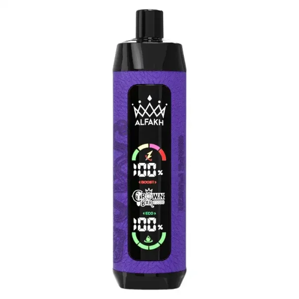 Al Fakher Crown Bar 20K (20000) Puffs 30ML E-liquid LCD Screen Leather Wrap 850mAh Type-C Battery Disposable Vape 7 AL FAKHER CROWN BAR 20K(20000) Puffs 30ML E-liquid LCD Screen Leather Wrap 850mAh Type-C Battery Disposable Vape