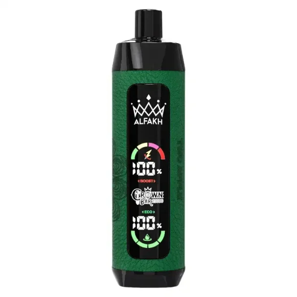 Al Fakher Crown Bar 20K (20000) Puffs 30ML E-liquid LCD Screen Leather Wrap 850mAh Type-C Battery Disposable Vape 14 AL FAKHER CROWN BAR 20K(20000) Puffs 30ML E-liquid LCD Screen Leather Wrap 850mAh Type-C Battery Disposable Vape