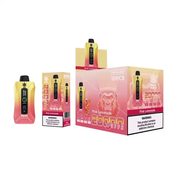 Bang Beach 20K (20000) Puffs LED Display Adjustable Airflow 35 ml E-liquid 650mAh Battery 0% 2% 3% 5% Nicotine Disposable Vape 7 Bang Beach 20K(20000) Puffs LED Display Adjustable airflow 35 ml E-liquid 650mAh Battery 0% 2% 3% 5% Nicotine Disposable Vape