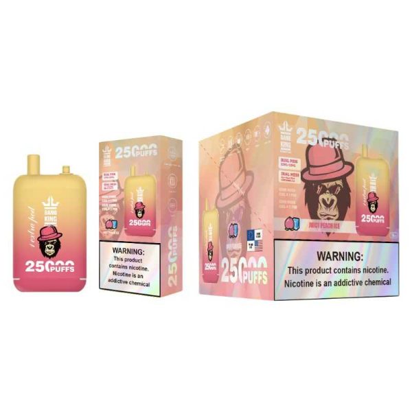 Bang King 25K 25000 Puffs Dual Pods 46ml E-liquid 0% 2% 3% 5% Nicotine Type-C Charging Disposable Vape 10 Bang King 25000 puff Disposable Vape 25k Dual Pods