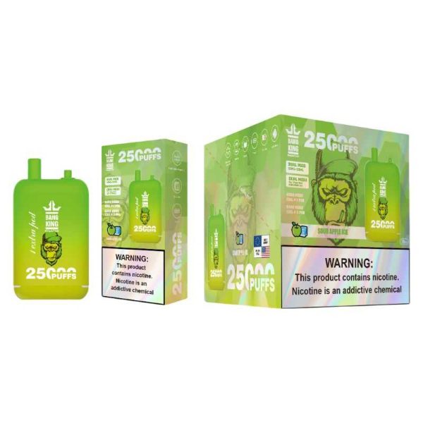 Bang King 25K 25000 Puffs Dual Pods 46ml E-liquid 0% 2% 3% 5% Nicotine Type-C Charging Disposable Vape 9 Bang King 25000 puff Disposable Vape 25k Dual Pods