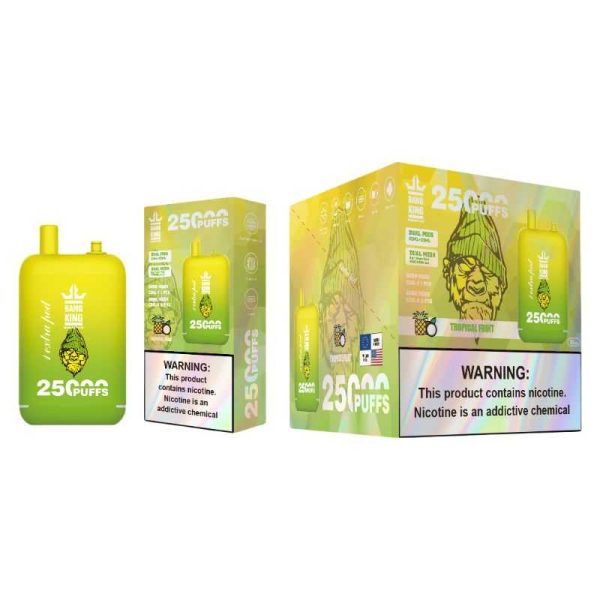 Bang King 25K 25000 Puffs Dual Pods 46ml E-liquid 0% 2% 3% 5% Nicotine Type-C Charging Disposable Vape 4 Bang King 25000 puff Disposable Vape 25k Dual Pods