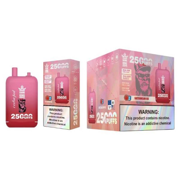 Bang King 25K 25000 Puffs Dual Pods 46ml E-liquid 0% 2% 3% 5% Nicotine Type-C Charging Disposable Vape 3 Bang King 25000 puff Disposable Vape 25k Dual Pods