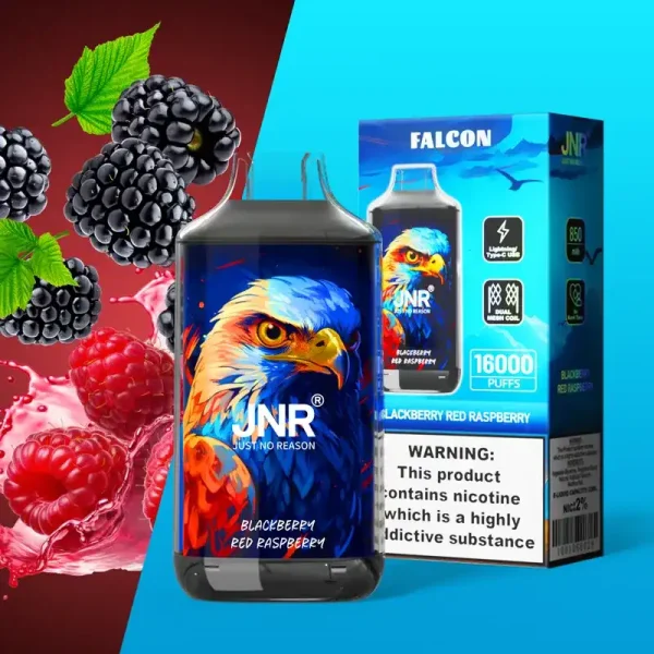 JNR Falcon Crystal 16K (16000) Puffs LED Display 2% 5% Nicotine 22ml E-liquid 850mAh Rechargeable Battery Disposable Vape 3 JNR Falcon Crystal 16K (16000) Puffs LED Display 2% 5% Nicotine 22ml E-liquid 850mAh Rechargeable Battery Disposable Vape