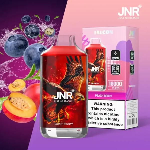 JNR Falcon Crystal 16K (16000) Puffs LED Display 2% 5% Nicotine 22ml E-liquid 850mAh Rechargeable Battery Disposable Vape 19 JNR Falcon Crystal 16K (16000) Puffs LED Display 2% 5% Nicotine 22ml E-liquid 850mAh Rechargeable Battery Disposable Vape
