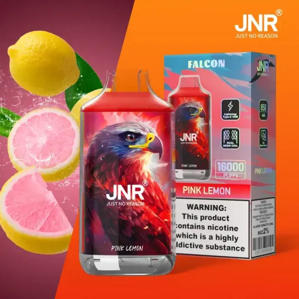 JNR Falcon Crystal 16K (16000) Puffs LED Display 2% 5% Nicotine 22ml E-liquid 850mAh Rechargeable Battery Disposable Vape 23 JNR Falcon Crystal 16K (16000) Puffs LED Display 2% 5% Nicotine 22ml E-liquid 850mAh Rechargeable Battery Disposable Vape