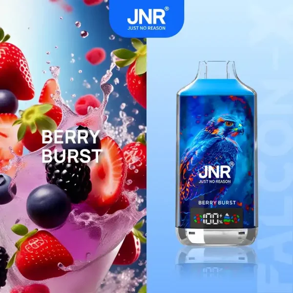 JNR Falcon X 18K (18000) Puffs LED Display 2% Nicotine 24ml E-liquid Disposable Vape 3 JNR Falcon X 18K (18000) Puffs LED Display 2% Nicotine 24ml E-liquid Disposable Vape