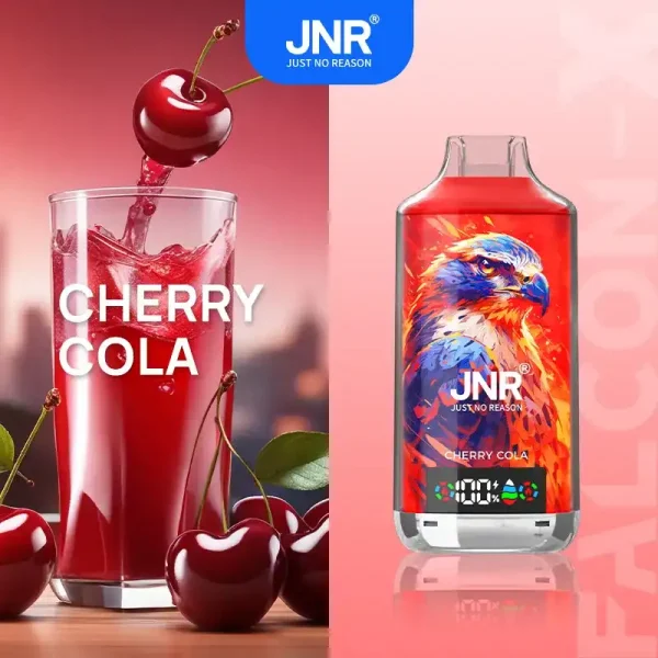 JNR Falcon X 18K (18000) Puffs LED Display 2% Nicotine 24ml E-liquid Disposable Vape 10 JNR Falcon X 18K (18000) Puffs LED Display 2% Nicotine 24ml E-liquid Disposable Vape