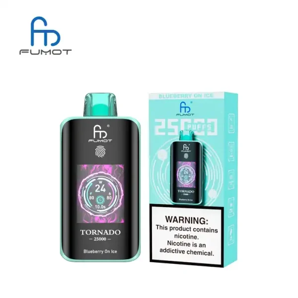 RandM Fumot Tornado 25K (25000) Puffs 3D Curved Screen 2% 5% Nicotine 700mAh Rechargeable Battery Touch Switch Disposable Vape 4 RandM Fumot Tornado 25K (25000) Puffs 3D Curved Screen 2% 5% Nicotine 700mAh Rechargeable Battery  Touch Switch Disposable Vape