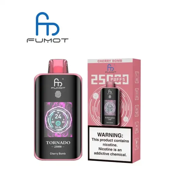 RandM Fumot Tornado 25K (25000) Puffs 3D Curved Screen 2% 5% Nicotine 700mAh Rechargeable Battery Touch Switch Disposable Vape 6 RandM Fumot Tornado 25K (25000) Puffs 3D Curved Screen 2% 5% Nicotine 700mAh Rechargeable Battery  Touch Switch Disposable Vape