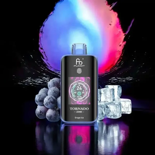 RandM Fumot Tornado 25K (25000) Puffs 3D Curved Screen 2% 5% Nicotine 700mAh Rechargeable Battery Touch Switch Disposable Vape 1 RandM Fumot Tornado 25K (25000) Puffs 3D Curved Screen 2% 5% Nicotine 700mAh Rechargeable Battery  Touch Switch Disposable Vape