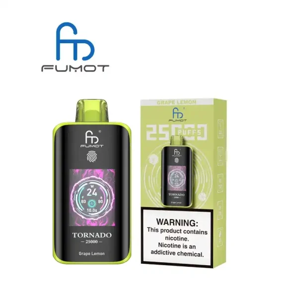 RandM Fumot Tornado 25K (25000) Puffs 3D Curved Screen 2% 5% Nicotine 700mAh Rechargeable Battery Touch Switch Disposable Vape 11 RandM Fumot Tornado 25K (25000) Puffs 3D Curved Screen 2% 5% Nicotine 700mAh Rechargeable Battery  Touch Switch Disposable Vape