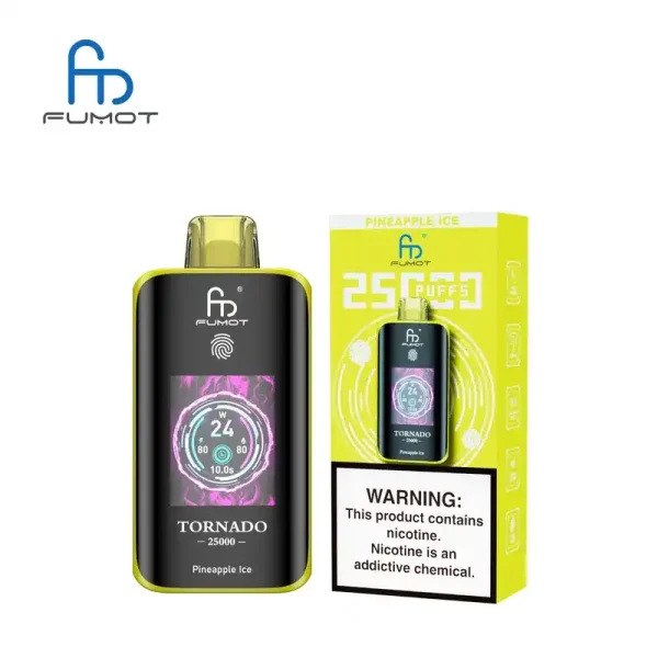 RandM Fumot Tornado 25K (25000) Puffs 3D Curved Screen 2% 5% Nicotine 700mAh Rechargeable Battery Touch Switch Disposable Vape 17 RandM Fumot Tornado 25K (25000) Puffs 3D Curved Screen 2% 5% Nicotine 700mAh Rechargeable Battery  Touch Switch Disposable Vape