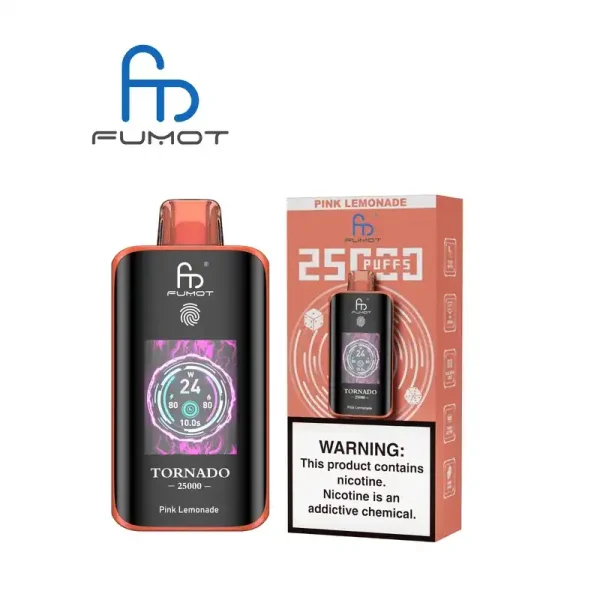 RandM Fumot Tornado 25K (25000) Puffs 3D Curved Screen 2% 5% Nicotine 700mAh Rechargeable Battery Touch Switch Disposable Vape 18 RandM Fumot Tornado 25K (25000) Puffs 3D Curved Screen 2% 5% Nicotine 700mAh Rechargeable Battery  Touch Switch Disposable Vape