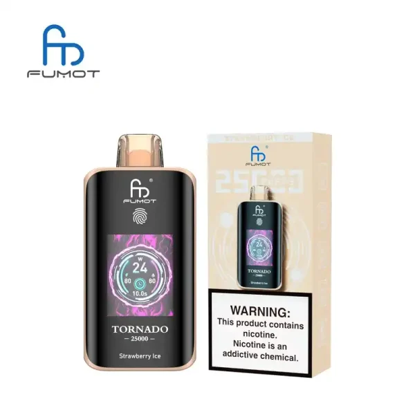RandM Fumot Tornado 25K (25000) Puffs 3D Curved Screen 2% 5% Nicotine 700mAh Rechargeable Battery Touch Switch Disposable Vape 19 RandM Fumot Tornado 25K (25000) Puffs 3D Curved Screen 2% 5% Nicotine 700mAh Rechargeable Battery  Touch Switch Disposable Vape