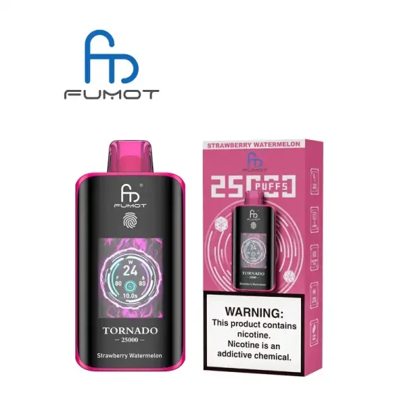 RandM Fumot Tornado 25K (25000) Puffs 3D Curved Screen 2% 5% Nicotine 700mAh Rechargeable Battery Touch Switch Disposable Vape 22 RandM Fumot Tornado 25K (25000) Puffs 3D Curved Screen 2% 5% Nicotine 700mAh Rechargeable Battery  Touch Switch Disposable Vape