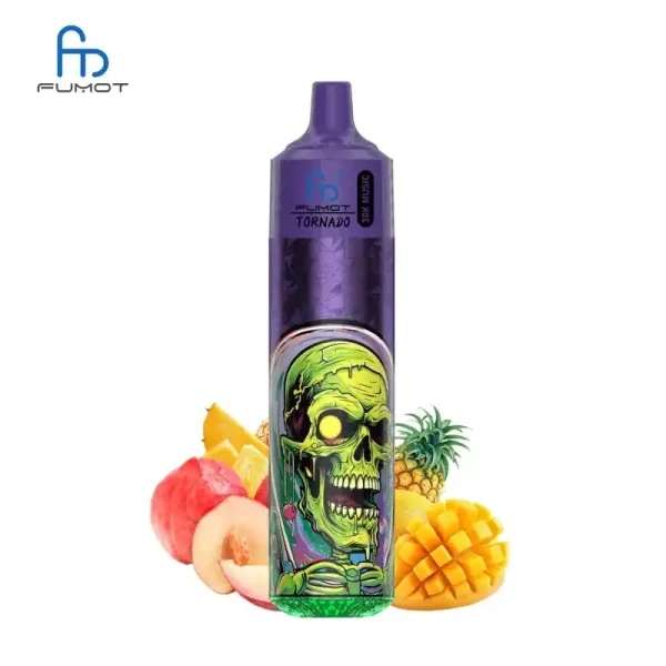 RandM Fumot Tornado 30K (300000) Puffs Music Lighting 2% 5% Nicotine Type-C Charging 30mL E-liquid Disposable Vape 22 RandM Fumot Tornado 30K (300000) Puffs Music Lighting 2% 5% Nicotine Type-C Charging 30mL of E-liquid Disposable Vape