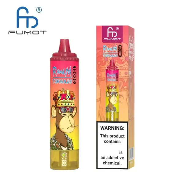 RandM Tornado 15K (15000) Puffs LED Display 25ml E-liquid 850mAh Rechargeable Battery 2% 5% Nicotine Disposable Vape 4 RandM Tornado 15K (15000) Puffs LED Display 25ml E-liquid 850mAh Rechargeable Battery 2% 5% Nicotine Disposable Vape