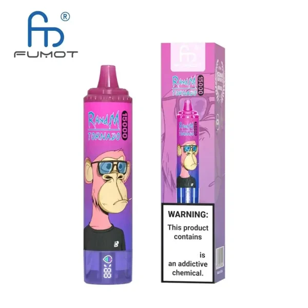 RandM Tornado 15K (15000) Puffs LED Display 25ml E-liquid 850mAh Rechargeable Battery 2% 5% Nicotine Disposable Vape 3 RandM Tornado 15K (15000) Puffs LED Display 25ml E-liquid 850mAh Rechargeable Battery 2% 5% Nicotine Disposable Vape