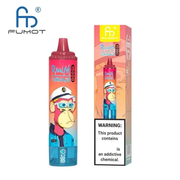 RandM Tornado 15K (15000) Puffs LED Display 25ml E-liquid 850mAh Rechargeable Battery 2% 5% Nicotine Disposable Vape 7 RandM Tornado 15K (15000) Puffs LED Display 25ml E-liquid 850mAh Rechargeable Battery 2% 5% Nicotine Disposable Vape