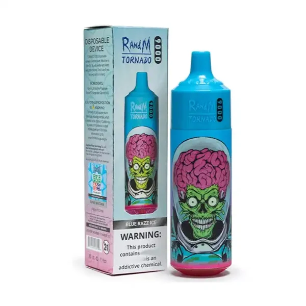 RandM Tornado 9K (9000) Puffs 850mAh Battery 18ml E-juice 2% 5% Nicotine RGB Light Disposable Vape 10 RandM Tornado 9K (9000) Puffs 850mAh Battery 18ml E-juice 2% 5% Nicotine RGB Light Disposable Vape