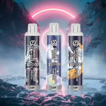 Home 20 UZY Crystal Pro Max 10K (10000) Puffs 16.0ML E-Liquid 650mAh Battery Rechargeable 2%-5% Nicotine Disposable Vape