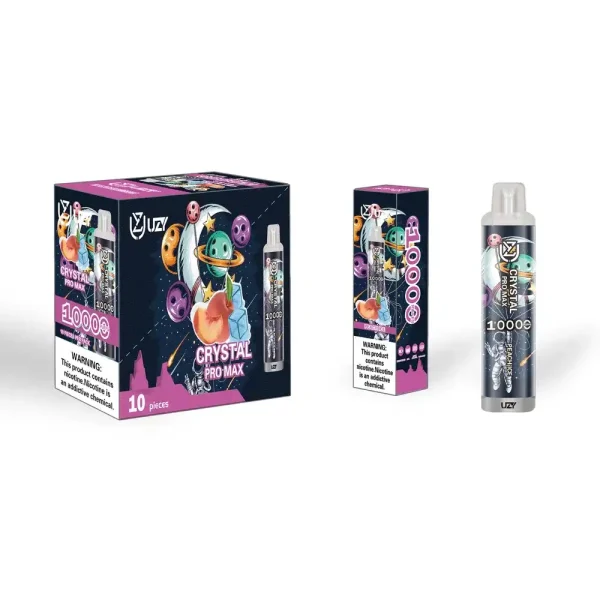 UZY Crystal Pro Max 10K (10000) Puffs 23.0ML E-Liquid 650mAh Battery Rechargeable 2%-5% Nicotine Disposable Vape 14 UZY Crystal Pro Max 10K (10000) Puffs 16.0ML E-Liquid 650mAh Battery Rechargeable 2%-5% Nicotine Disposable Vape