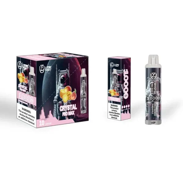 UZY Crystal Pro Max 10K (10000) Puffs 23.0ML E-Liquid 650mAh Battery Rechargeable 2%-5% Nicotine Disposable Vape 13 UZY Crystal Pro Max 10K (10000) Puffs 16.0ML E-Liquid 650mAh Battery Rechargeable 2%-5% Nicotine Disposable Vape