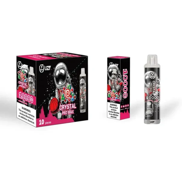 UZY Crystal Pro Max 10K (10000) Puffs 23.0ML E-Liquid 650mAh Battery Rechargeable 2%-5% Nicotine Disposable Vape 12 UZY Crystal Pro Max 10K (10000) Puffs 16.0ML E-Liquid 650mAh Battery Rechargeable 2%-5% Nicotine Disposable Vape