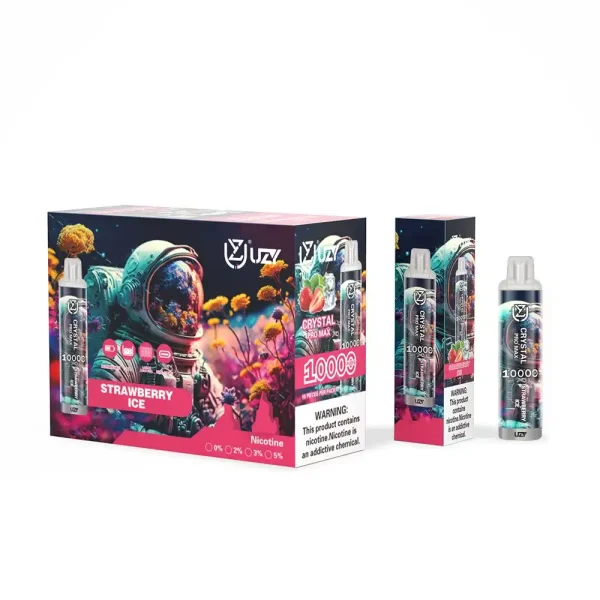 UZY Crystal Pro Max 10K (10000) Puffs 23.0ML E-Liquid 650mAh Battery Rechargeable 2%-5% Nicotine Disposable Vape 10 UZY Crystal Pro Max 10K (10000) Puffs 16.0ML E-Liquid 650mAh Battery Rechargeable 2%-5% Nicotine Disposable Vape
