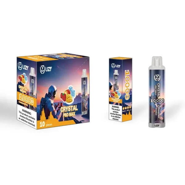 UZY Crystal Pro Max 10K (10000) Puffs 23.0ML E-Liquid 650mAh Battery Rechargeable 2%-5% Nicotine Disposable Vape 8 UZY Crystal Pro Max 10K (10000) Puffs 16.0ML E-Liquid 650mAh Battery Rechargeable 2%-5% Nicotine Disposable Vape