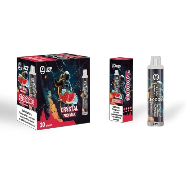UZY Crystal Pro Max 10K (10000) Puffs 23.0ML E-Liquid 650mAh Battery Rechargeable 2%-5% Nicotine Disposable Vape 7 UZY Crystal Pro Max 10K (10000) Puffs 16.0ML E-Liquid 650mAh Battery Rechargeable 2%-5% Nicotine Disposable Vape