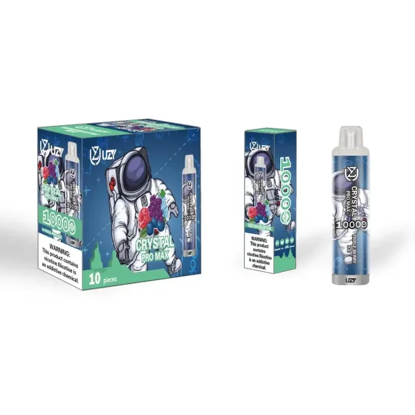 UZY Crystal Pro Max 10K (10000) Puffs 23.0ML E-Liquid 650mAh Battery Rechargeable 2%-5% Nicotine Disposable Vape 6 UZY Crystal Pro Max 10K (10000) Puffs 16.0ML E-Liquid 650mAh Battery Rechargeable 2%-5% Nicotine Disposable Vape