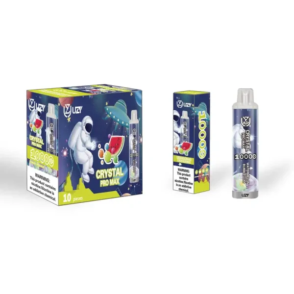 UZY Crystal Pro Max 10K (10000) Puffs 23.0ML E-Liquid 650mAh Battery Rechargeable 2%-5% Nicotine Disposable Vape 3 UZY Crystal Pro Max 10K (10000) Puffs 16.0ML E-Liquid 650mAh Battery Rechargeable 2%-5% Nicotine Disposable Vape