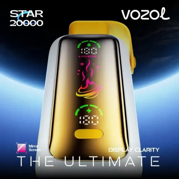 Vozol Star 20K (20000) Puffs Full Screen Display 24mL E-liquid 2% 5% Nicotine Type-C Charging Disposable Vape 5 Vozol Star 20K (20000) Puffs Full Screen Display 24mL E-liquid 2% 5% Nicotine Type-C Charging Disposable Vape