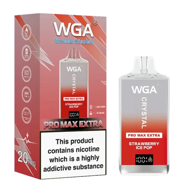 WGA Crystal Pro Max Extra 15K (15000) Puffs Adjustable Airflow 650mAh Battery Type-C Charging 20ml Capacity 2% 5% Nicotine Disposable Vape 21 WGA Crystal Pro Max Extra 15K (15000) Puffs Adjustable Airflow 650mAh Battery Type-C Charging 20ml Capacity 2% 5% Nicotine Disposable Vape