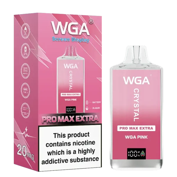 WGA Crystal Pro Max Extra 15K (15000) Puffs Adjustable Airflow 650mAh Battery Type-C Charging 20ml Capacity 2% 5% Nicotine Disposable Vape 25 WGA Crystal Pro Max Extra 15K (15000) Puffs Adjustable Airflow 650mAh Battery Type-C Charging 20ml Capacity 2% 5% Nicotine Disposable Vape