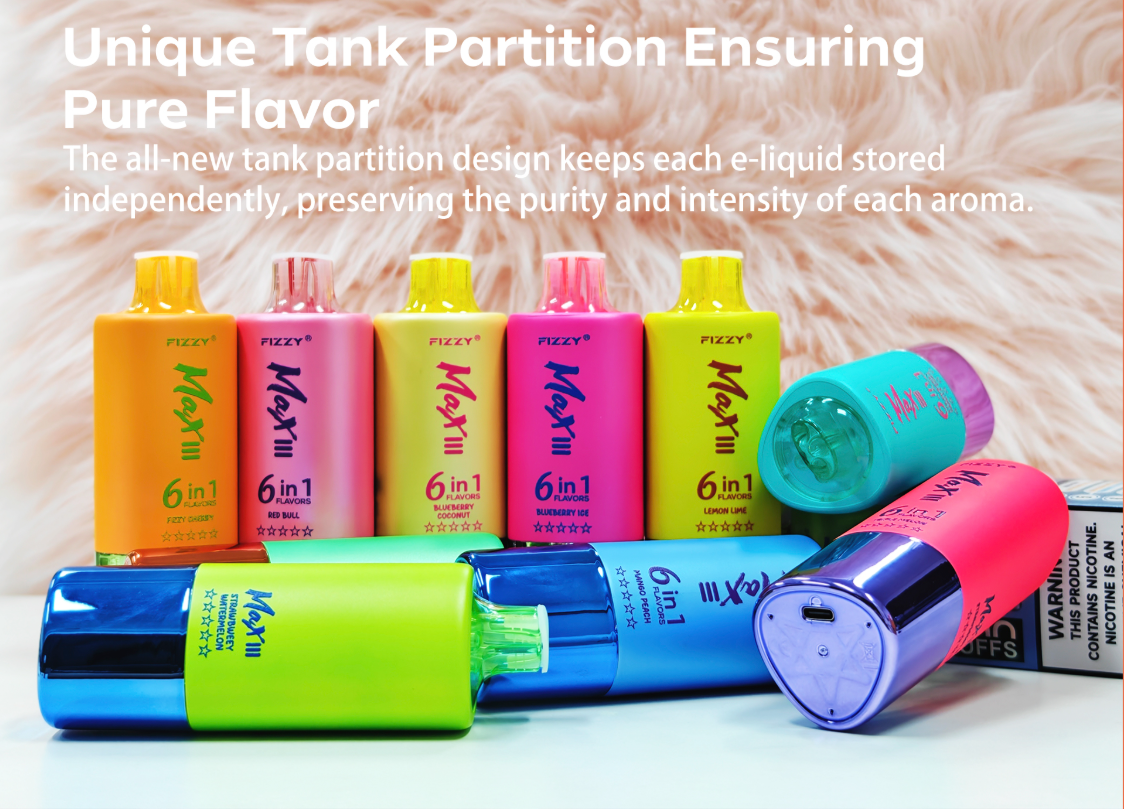 Multi-Flavor Vape: Unlock Explosive Taste: FIZZY Max III Delivers 3X the Refreshment! vape-shop.cn
