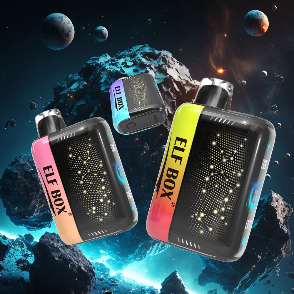 vape-shop.cn ELF BOX PULSE X 25k (25000) Puffs 3D Curved Screen 18ml E-liquid Beautiful Disposable Vape