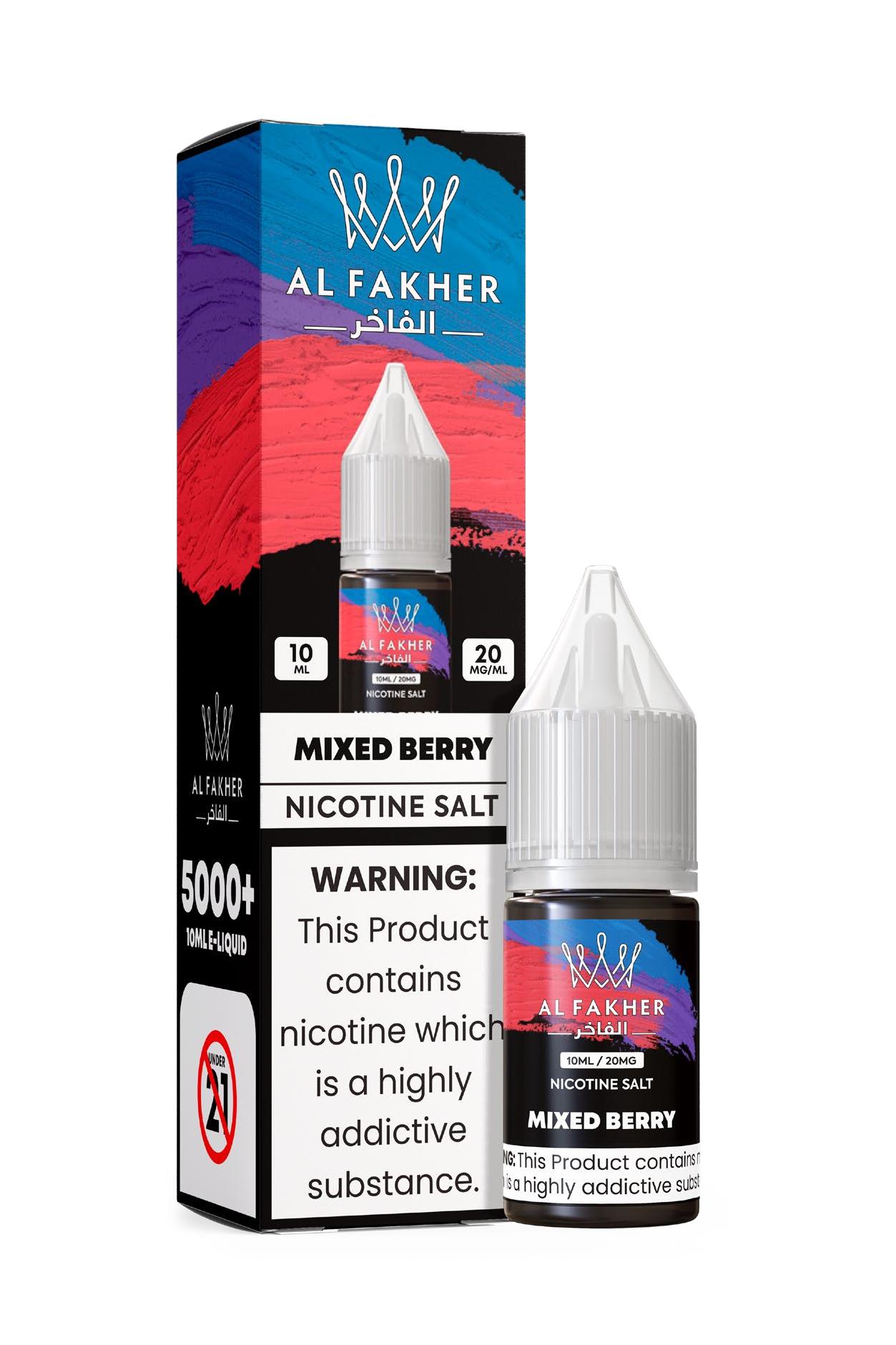 vape-shop.cn Mixed Berry 20MG Strengths 10ML 5000+ Nic Salt E-LIQUIDS by Al Fakher
