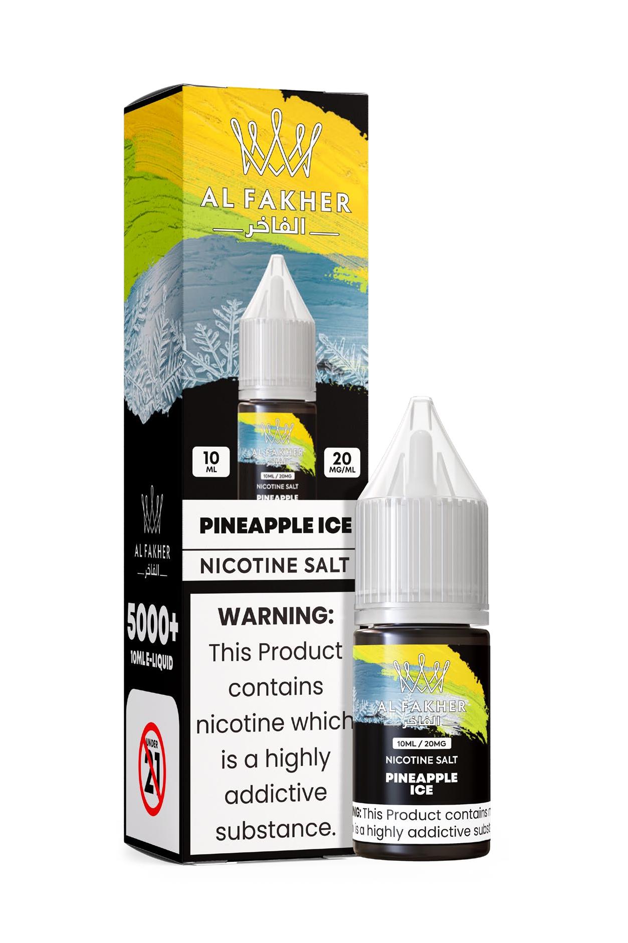 vape-shop.cn Pineapple Ice 20MG Strengths 10ML 5000+ Nic Salt E-LIQUIDS by Al Fakher
