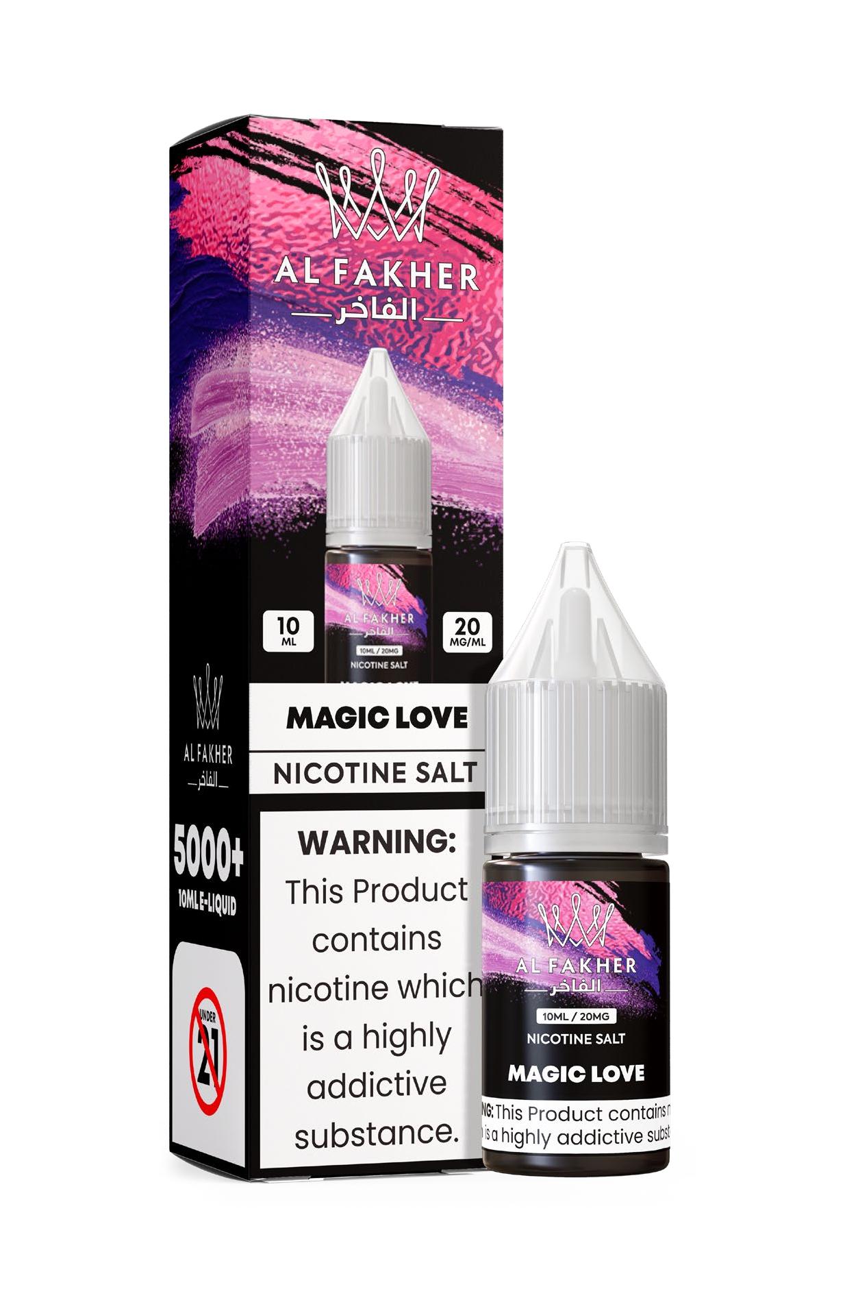 vape-shop.cn MAGIC LOVE 20MG Strengths 10ML Bottles 5000+ Nic Salt E-LIQUIDS by Al Fakher